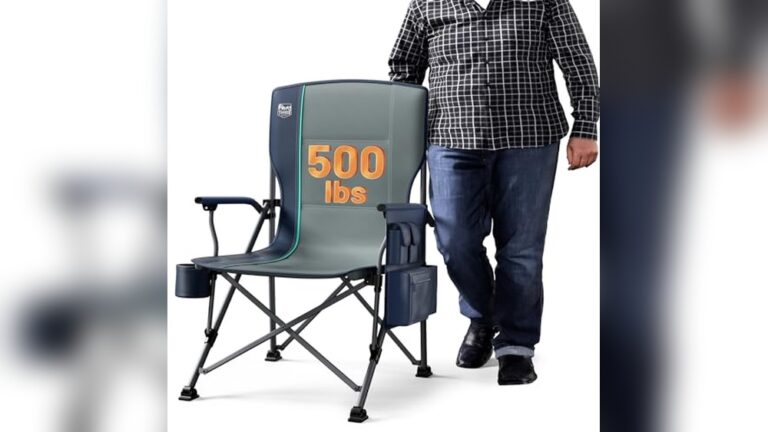Best Camping Chairs for Big Guys: Top Comfortable Picks 2024