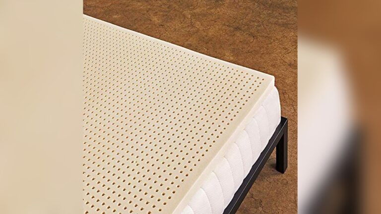 Best Natural Latex Mattress Toppers for Comfort & Support 2024