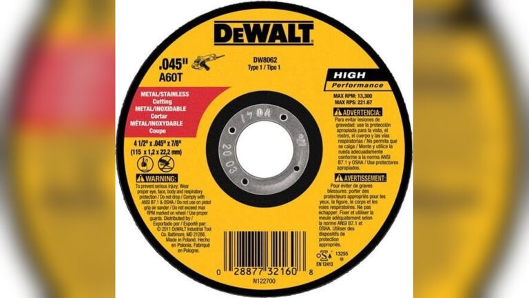 Best Angle Grinder Wheel for Cutting Metal: Top Picks 2024