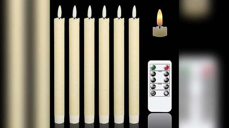 Best Battery Operated Taper Candles​ for Safe, Elegant Lighting