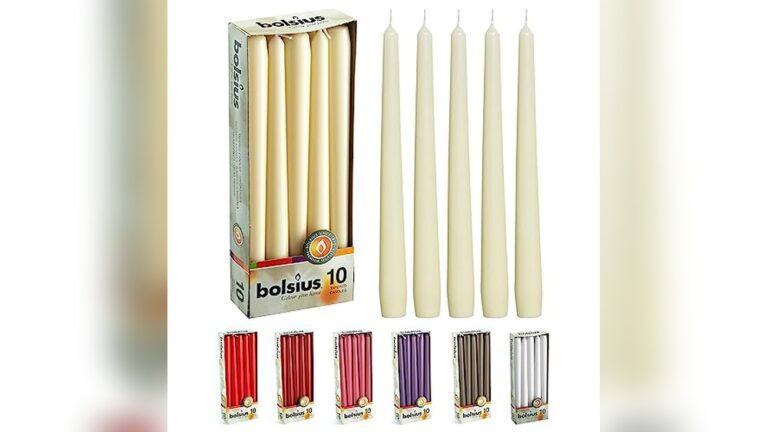 Best Dripless Taper Candles​ for Clean, Elegant Lighting