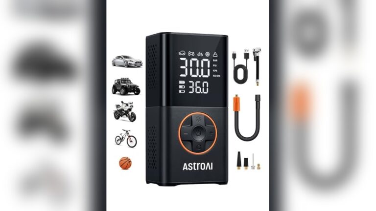 Best for Inflating Car Bike and Motorcycle Tires: Top Portable Air Compressors