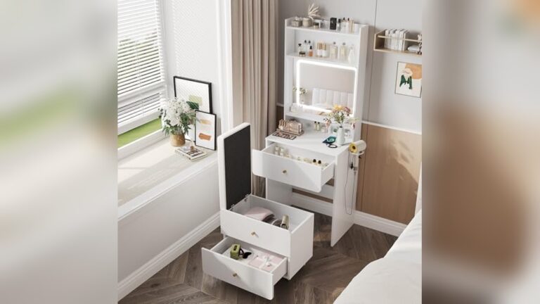 Best Makeup Vanity for Small Spaces: Top Compact Vanity Sets Reviewed