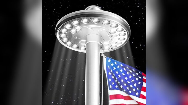 Best Solar Powered Flagpole Light​ Reviews for 2024: Top Picks