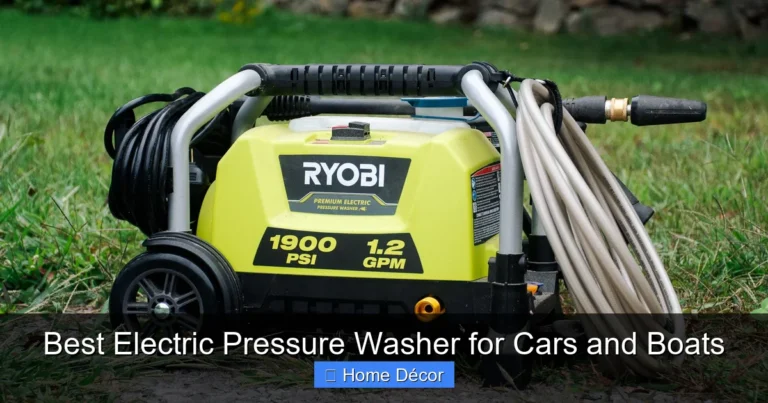 Best Electric Pressure Washer for Cars and Boats