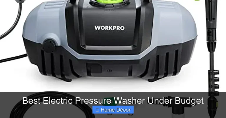 Best Electric Pressure Washer Under Budget
