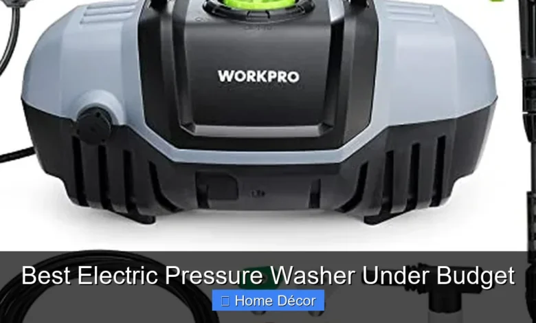 Best Electric Pressure Washer Under Budget