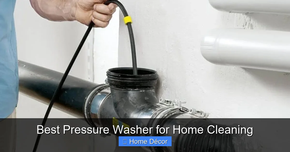 Best Pressure Washer for Home Cleaning