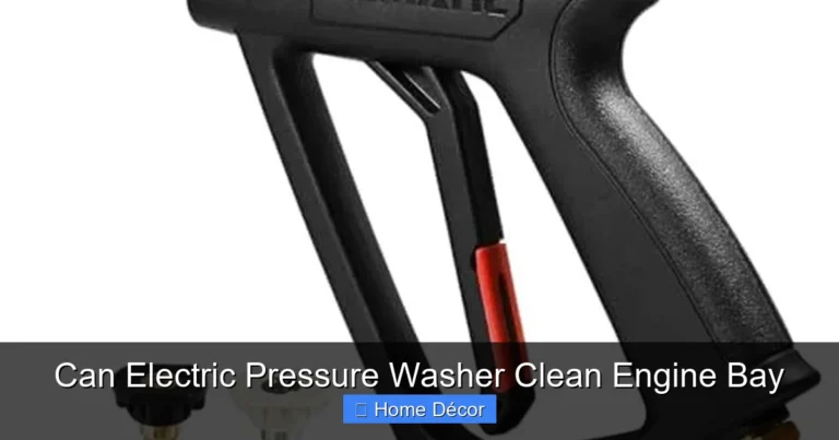Can Electric Pressure Washer Clean Engine Bay