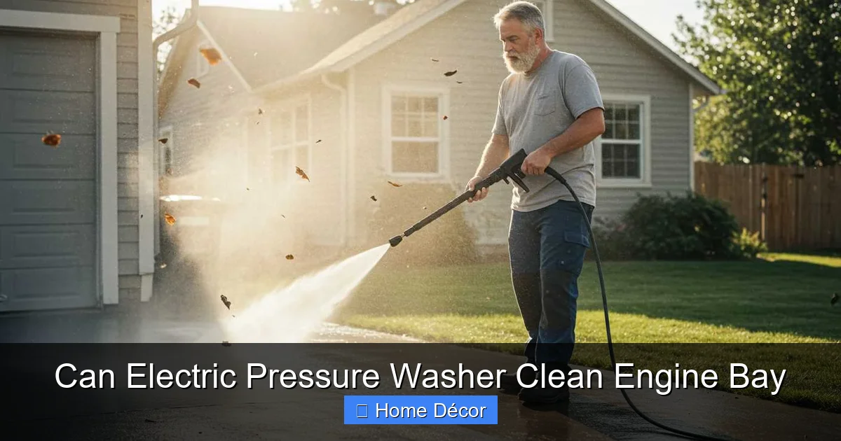 Can Electric Pressure Washer Clean Engine Bay