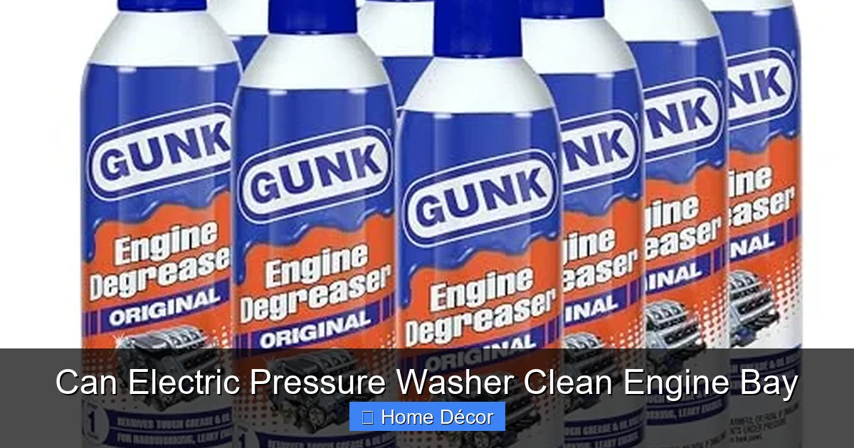 Can Electric Pressure Washer Clean Engine Bay