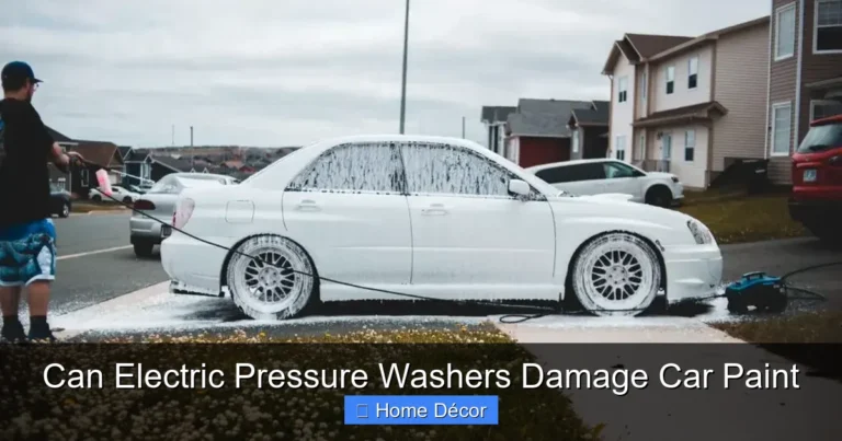 Can Electric Pressure Washers Damage Car Paint
