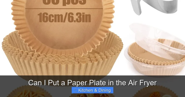 Can I Put a Paper Plate in the Air Fryer