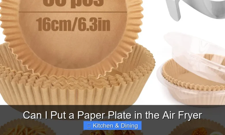 Can I Put a Paper Plate in the Air Fryer