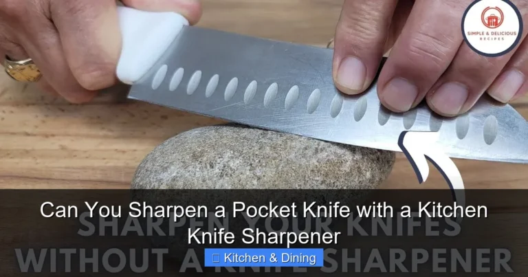 Can You Sharpen a Pocket Knife with a Kitchen Knife Sharpener