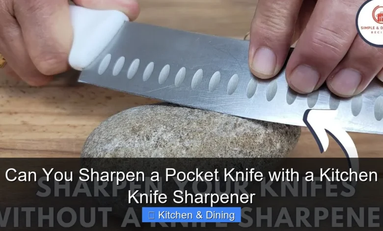 Can You Sharpen a Pocket Knife with a Kitchen Knife Sharpener
