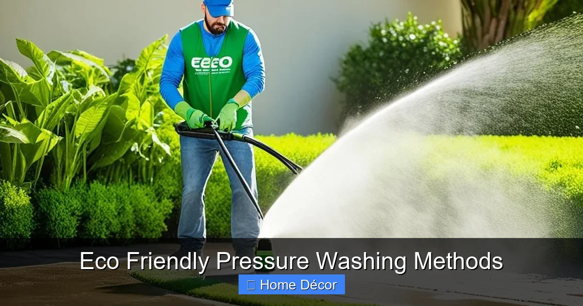 Eco Friendly Pressure Washing Methods
