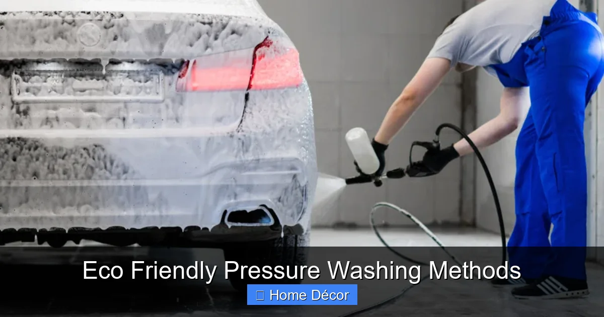 Eco Friendly Pressure Washing Methods