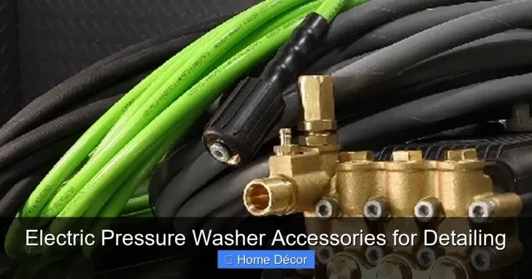 Electric Pressure Washer Accessories for Detailing