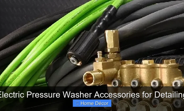 Electric Pressure Washer Accessories for Detailing