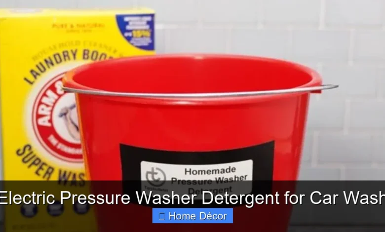 Electric Pressure Washer Detergent for Car Wash