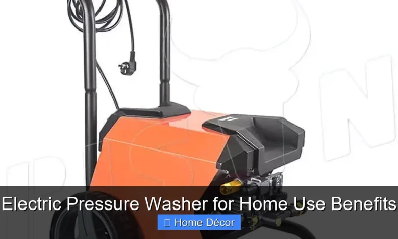 Electric Pressure Washer for Home Use Benefits