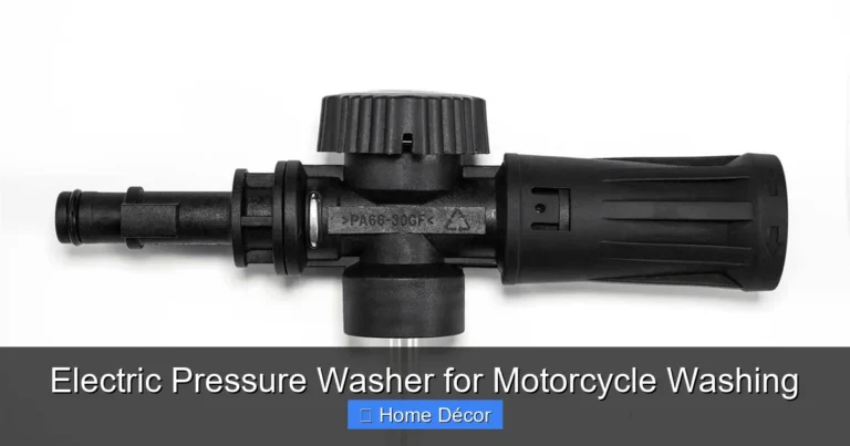 Electric Pressure Washer for Motorcycle Washing