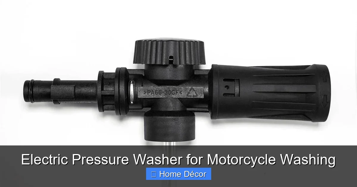 Electric Pressure Washer for Motorcycle Washing