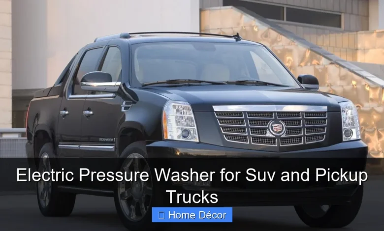 Electric Pressure Washer for Suv and Pickup Trucks