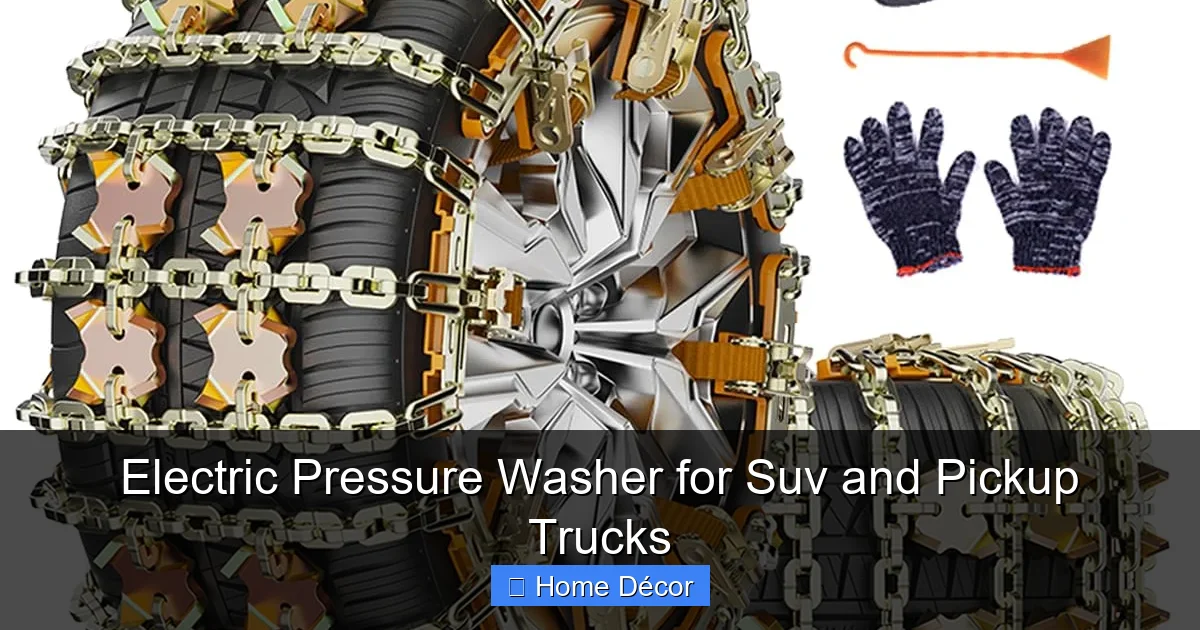 Electric Pressure Washer for Suv and Pickup Trucks