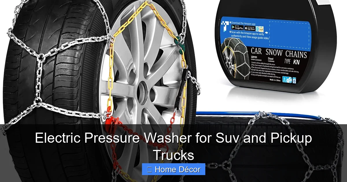 Electric Pressure Washer for Suv and Pickup Trucks