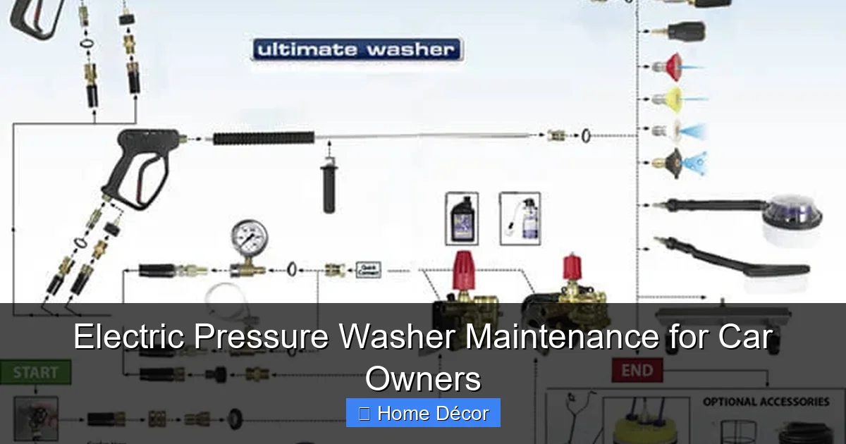Electric Pressure Washer Maintenance for Car Owners