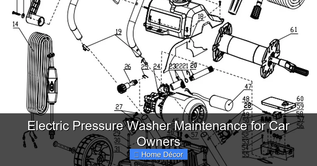 Electric Pressure Washer Maintenance for Car Owners