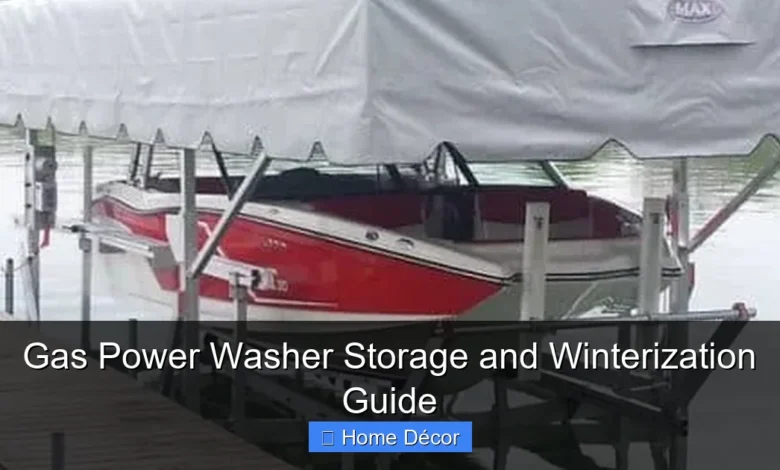 Gas Power Washer Storage and Winterization Guide