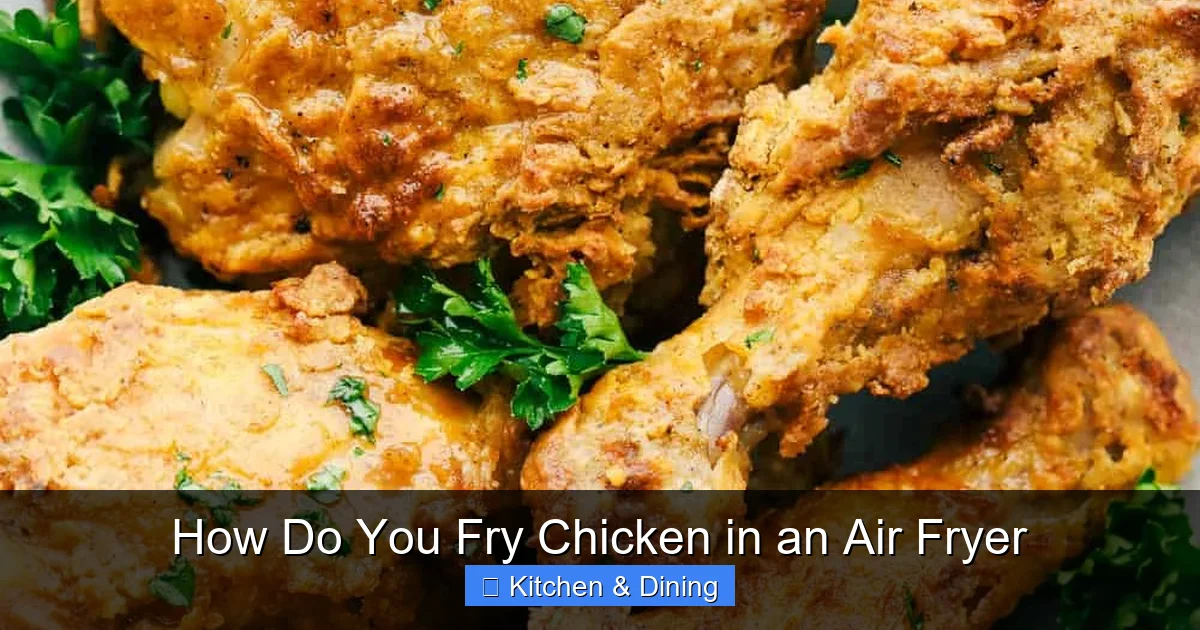 How Do You Fry Chicken in an Air Fryer