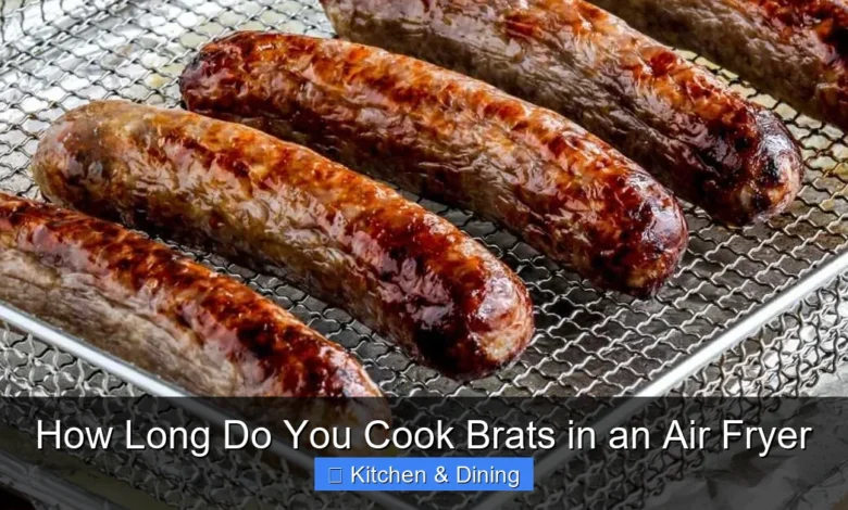 How Long Do You Cook Brats in an Air Fryer