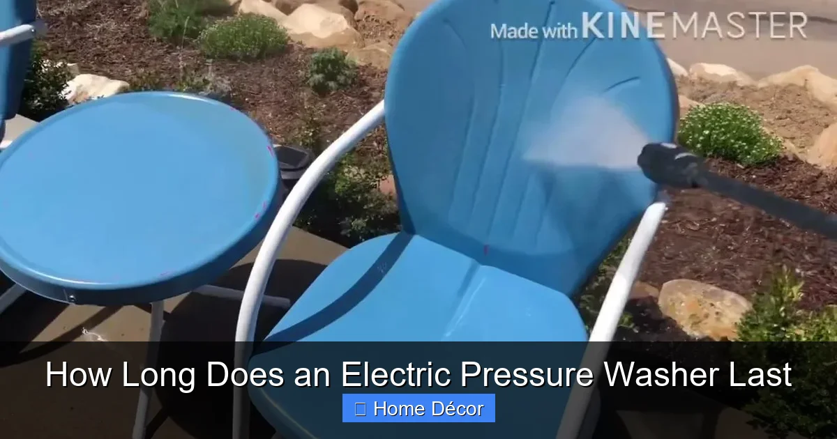 How Long Does an Electric Pressure Washer Last