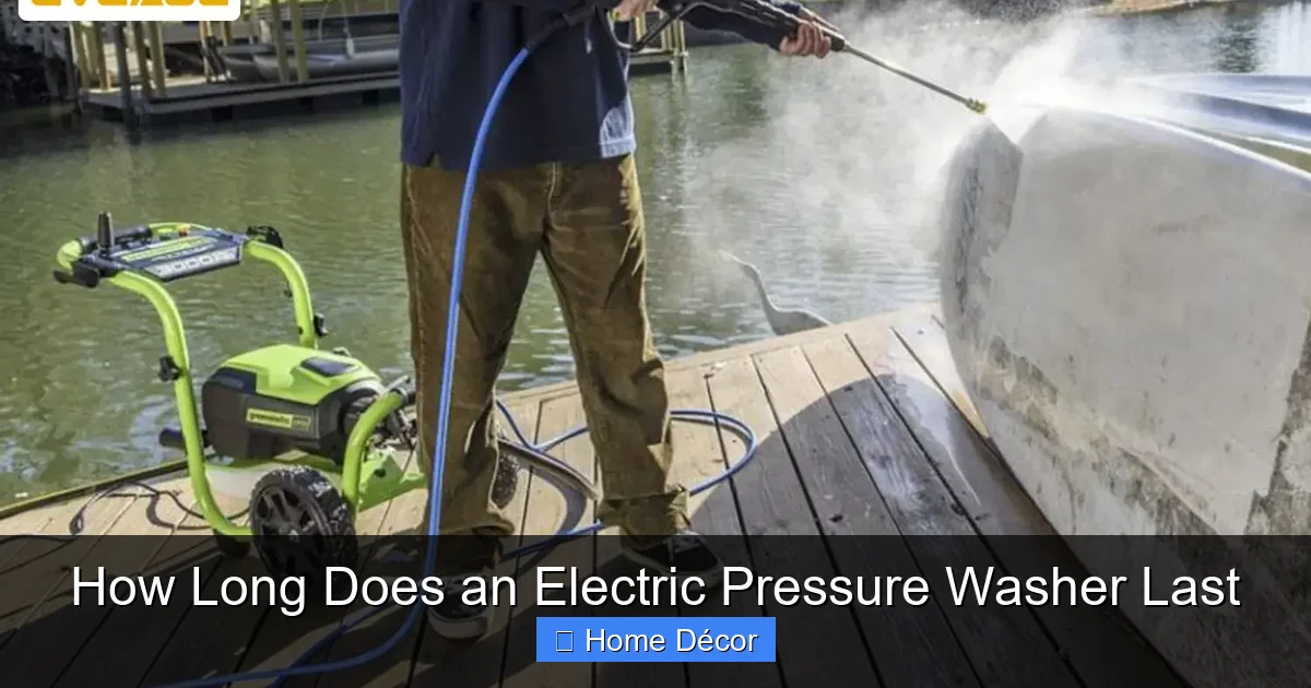 How Long Does an Electric Pressure Washer Last