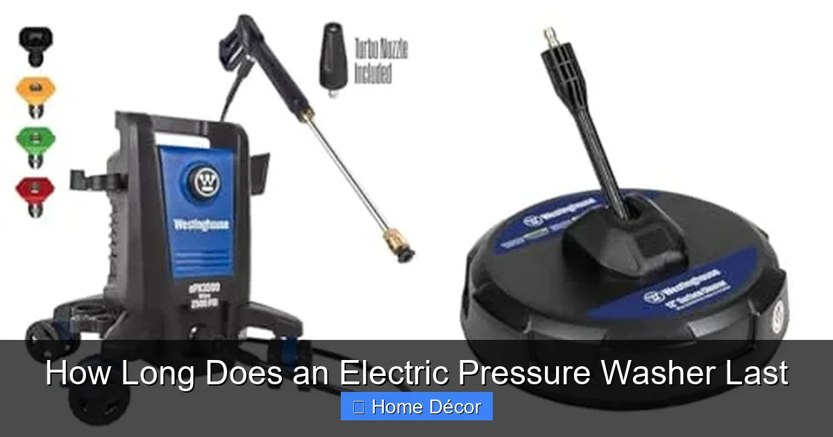 How Long Does an Electric Pressure Washer Last