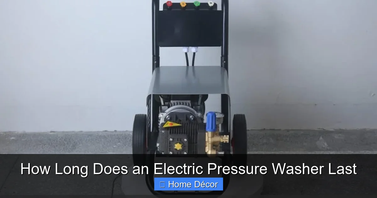 How Long Does an Electric Pressure Washer Last