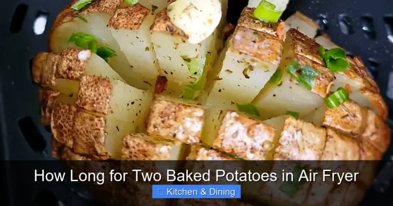 How Long for Two Baked Potatoes in Air Fryer