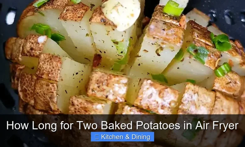 How Long for Two Baked Potatoes in Air Fryer
