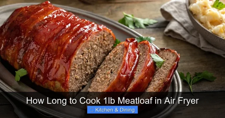 How Long to Cook 1lb Meatloaf in Air Fryer