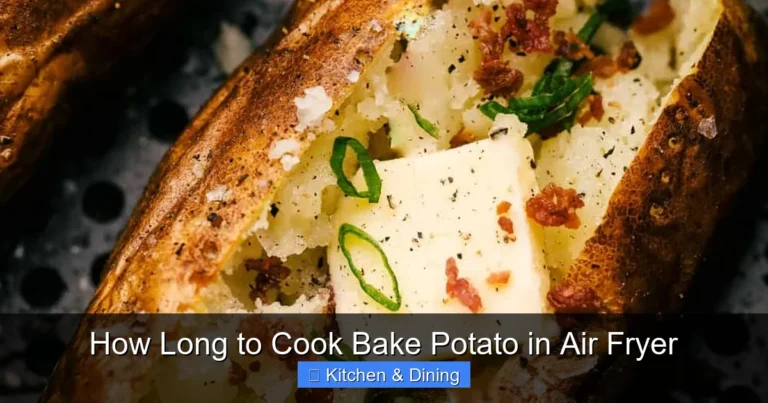 How Long to Cook Bake Potato in Air Fryer