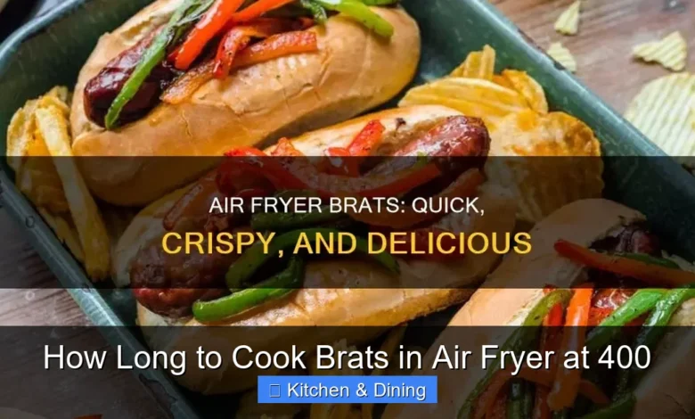 How Long to Cook Brats in Air Fryer at 400
