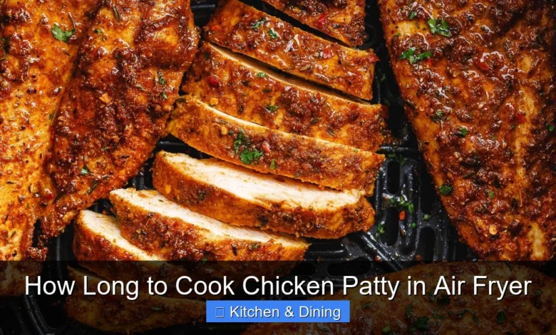 How Long to Cook Chicken Patty in Air Fryer