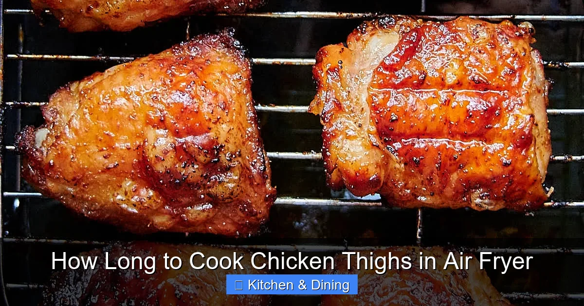 How Long to Cook Chicken Thighs in Air Fryer