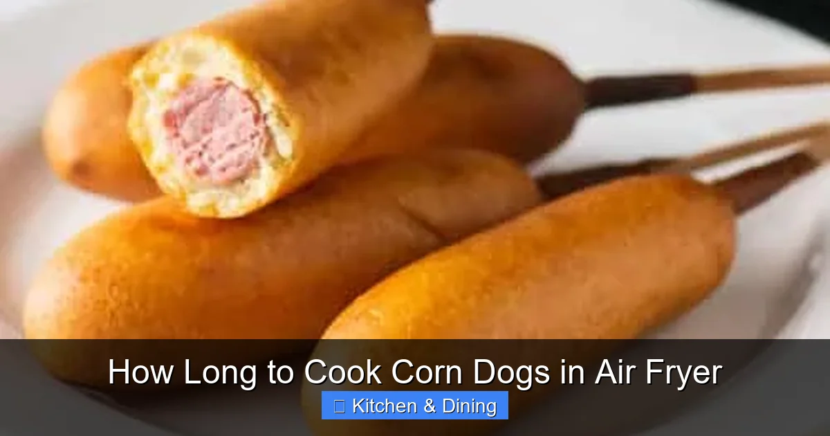 How Long to Cook Corn Dogs in Air Fryer
