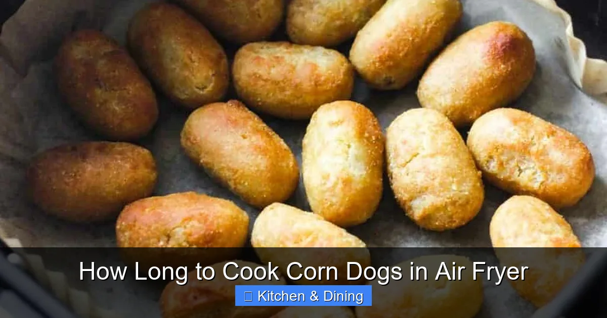 How Long to Cook Corn Dogs in Air Fryer