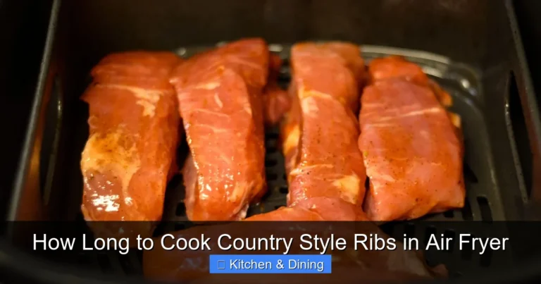 How Long to Cook Country Style Ribs in Air Fryer